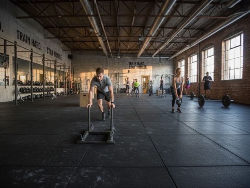 Rubber flooring shrinkage gaps comparison